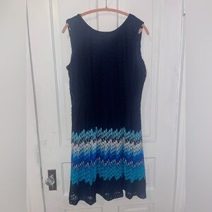 R&K Navy Casual to Cocktail Dress Size 18